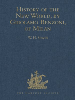 cover image of History of the New World, by Girolamo Benzoni, of Milan
